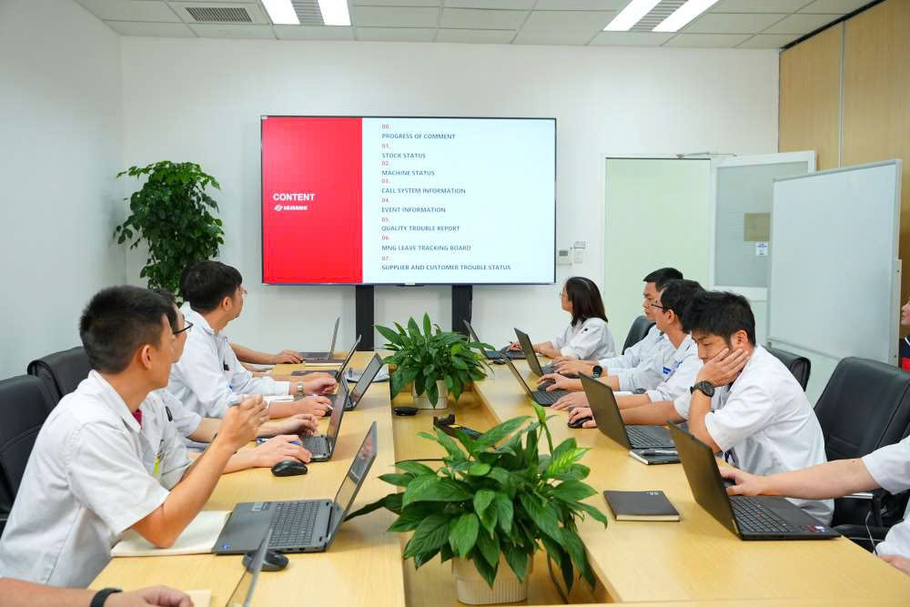 Buổi họp chất lượng tại Musashi Auto Part Việt Nam